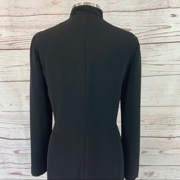 Plaza South vintage long black military style silv - Picture 8 of 10